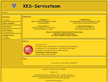 Tablet Screenshot of kks-serviceteam.de